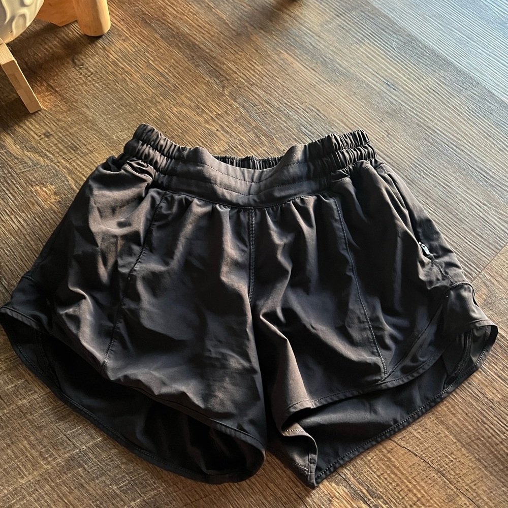lululemon athletica Black Hotty Hot Shorts